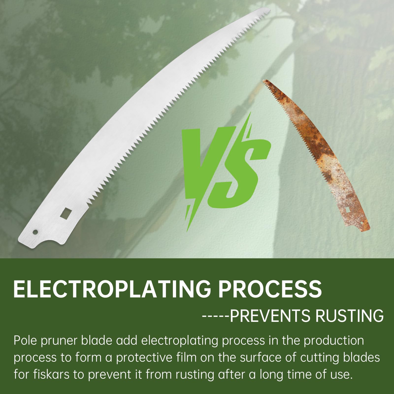 Dimakung staggered teeth design reduces friction for smoother pruning
