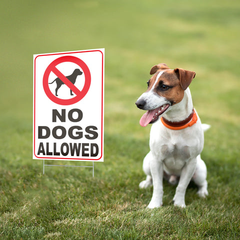DIMARONGTON curb-your-dog sign ideal for home entry points and business.
