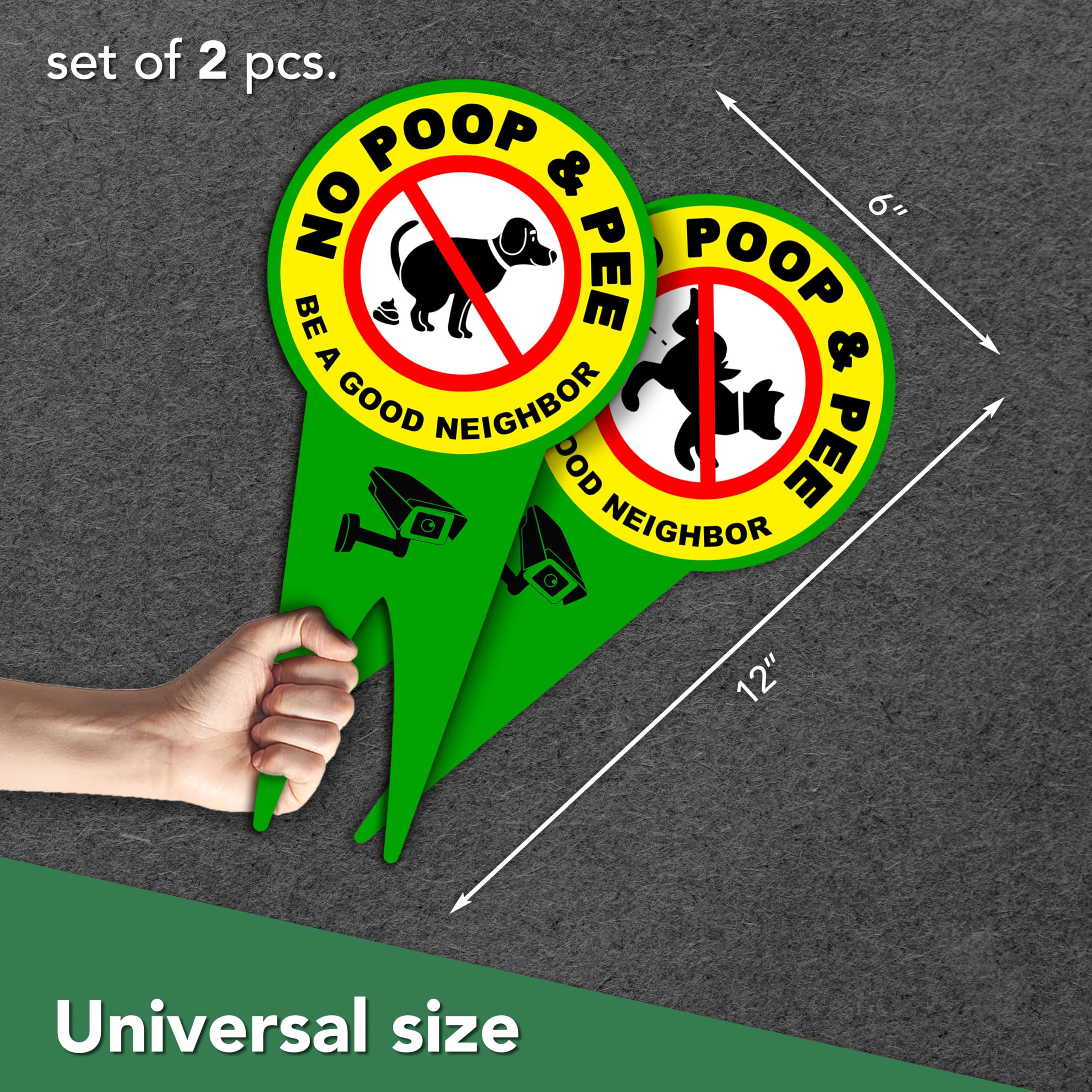 DIMARONGTON dibond weatherproof sign endures rain and sun.