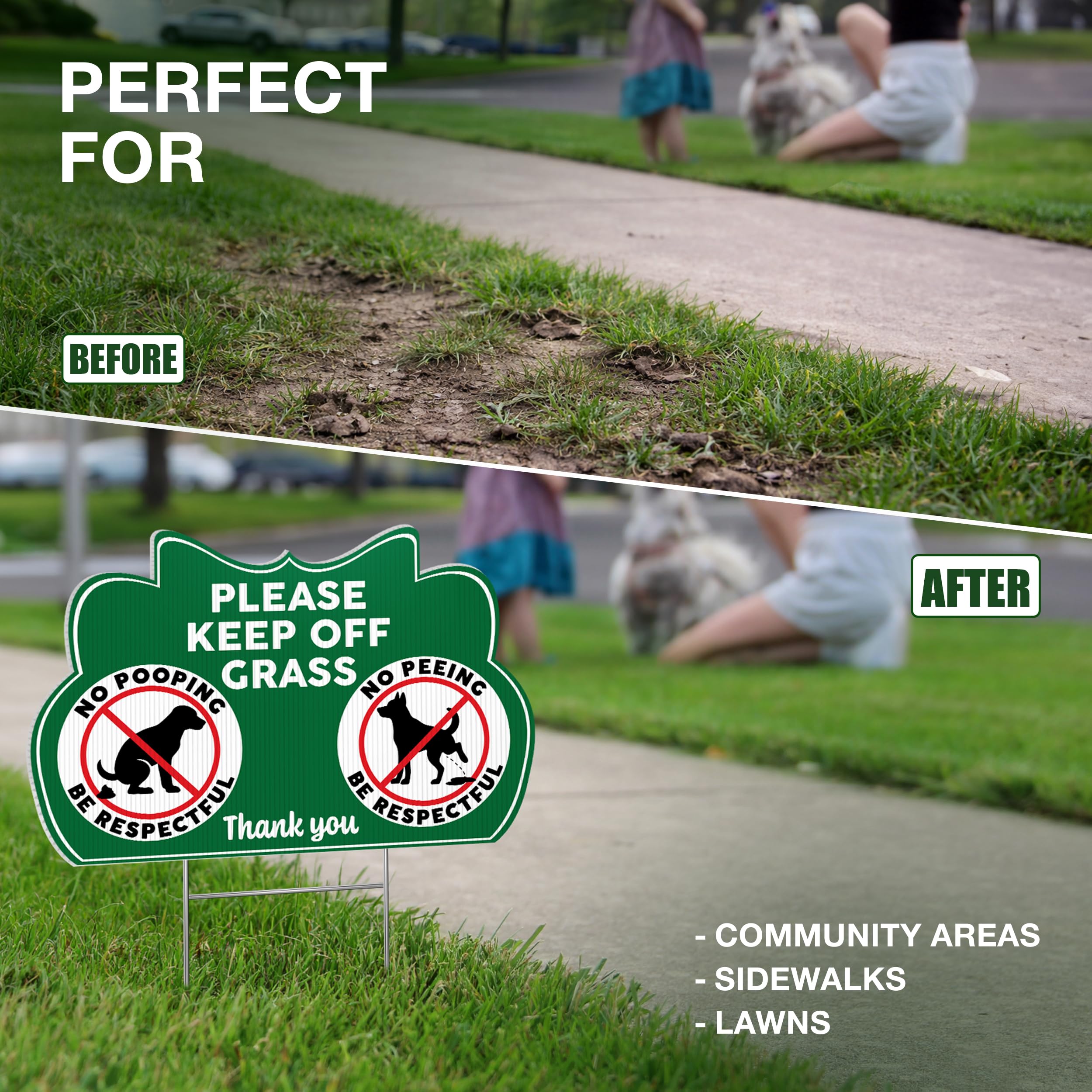 DIMARONGTON durable-outdoor-sign supports seasonal yard use.