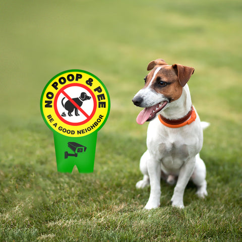 DIMARONGTON neighbor-friendly sign promotes polite yard etiquette.