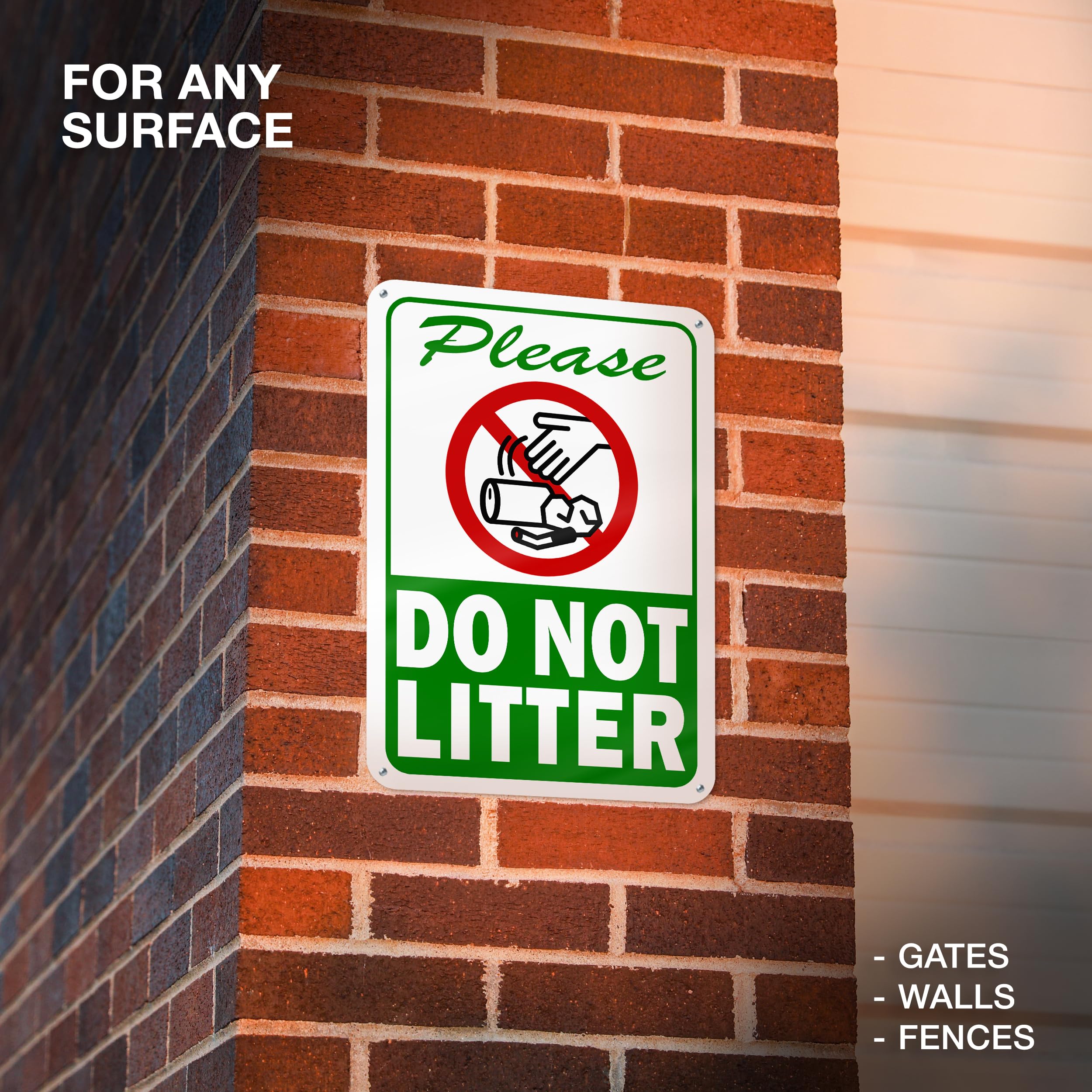 DIMARONGTON durable signage withstands windy conditions and everyday wear