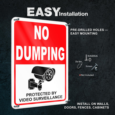Dimarongton pre-drilled mounting holes allow quick installation.