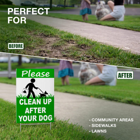 DIMARONGTON 12x8 sign helps guide visitors to tend yards.