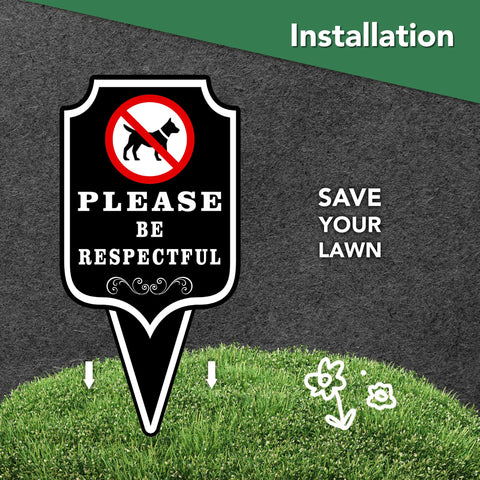 DIMARONGTON Tool-free Ground Install Sign for quick placement.