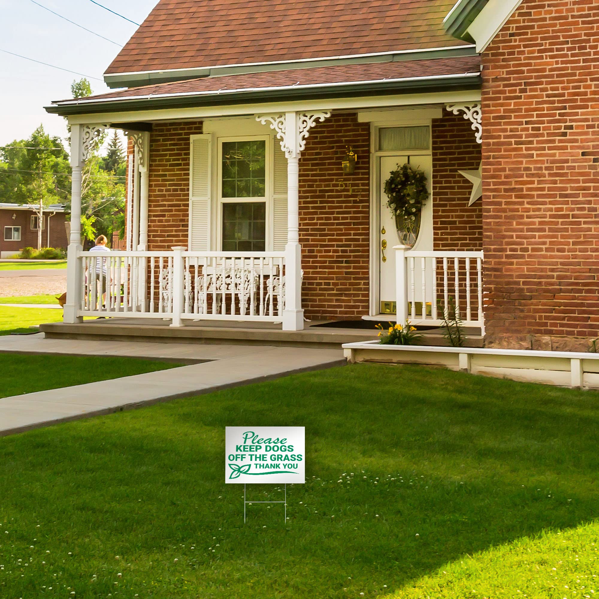 DIMARONGTON versatile two-sign set fits homes, businesses, and public spaces.