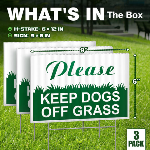 DIMARONGTON yard sign with H-Stakes provides quick, secure placement in soil or turf.