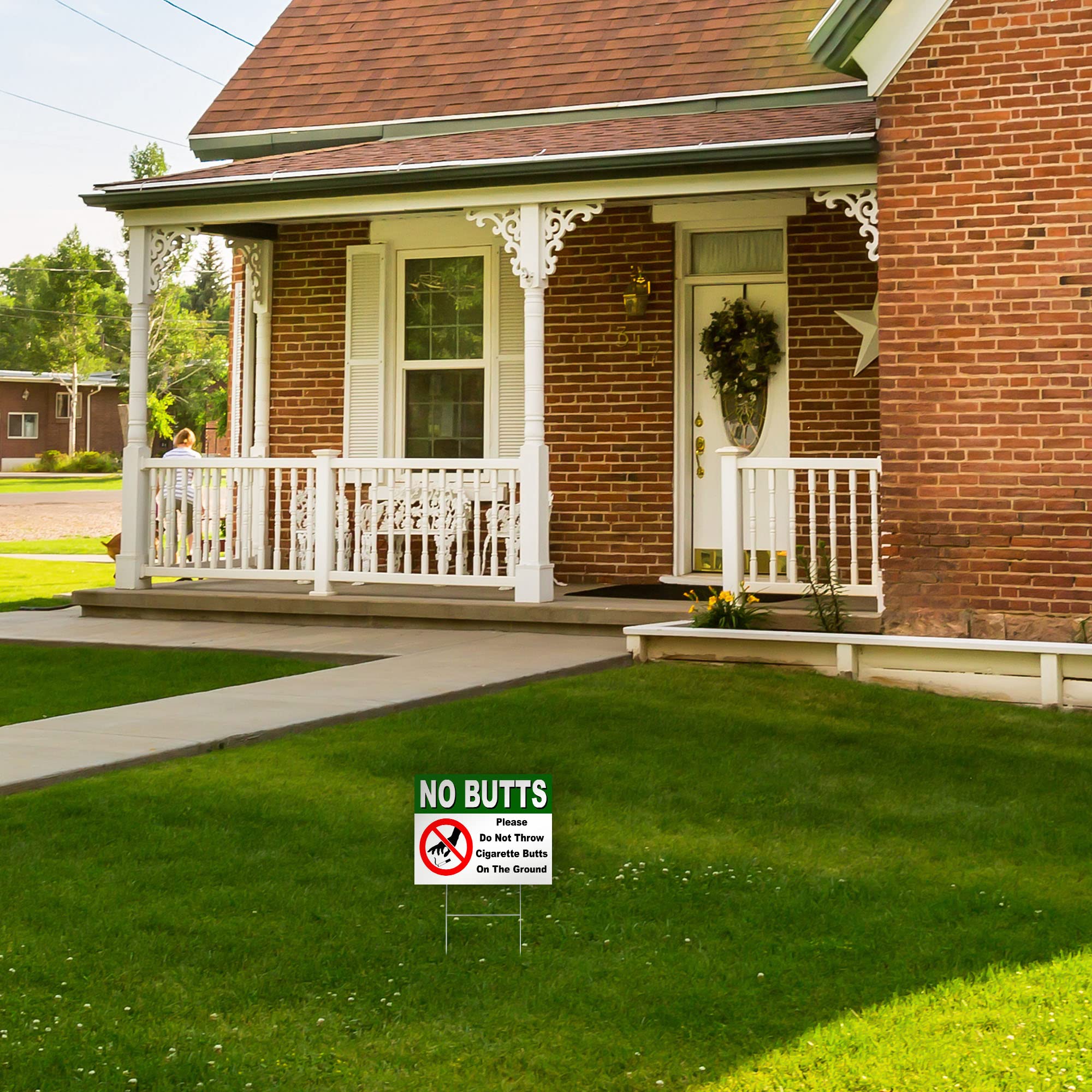 DIMARONGTON creates a cleaner lawn by communicating clear no-littering messages.