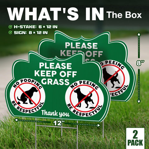 DIMARONGTON yard-sign-stakes-included for quick, secure installation.