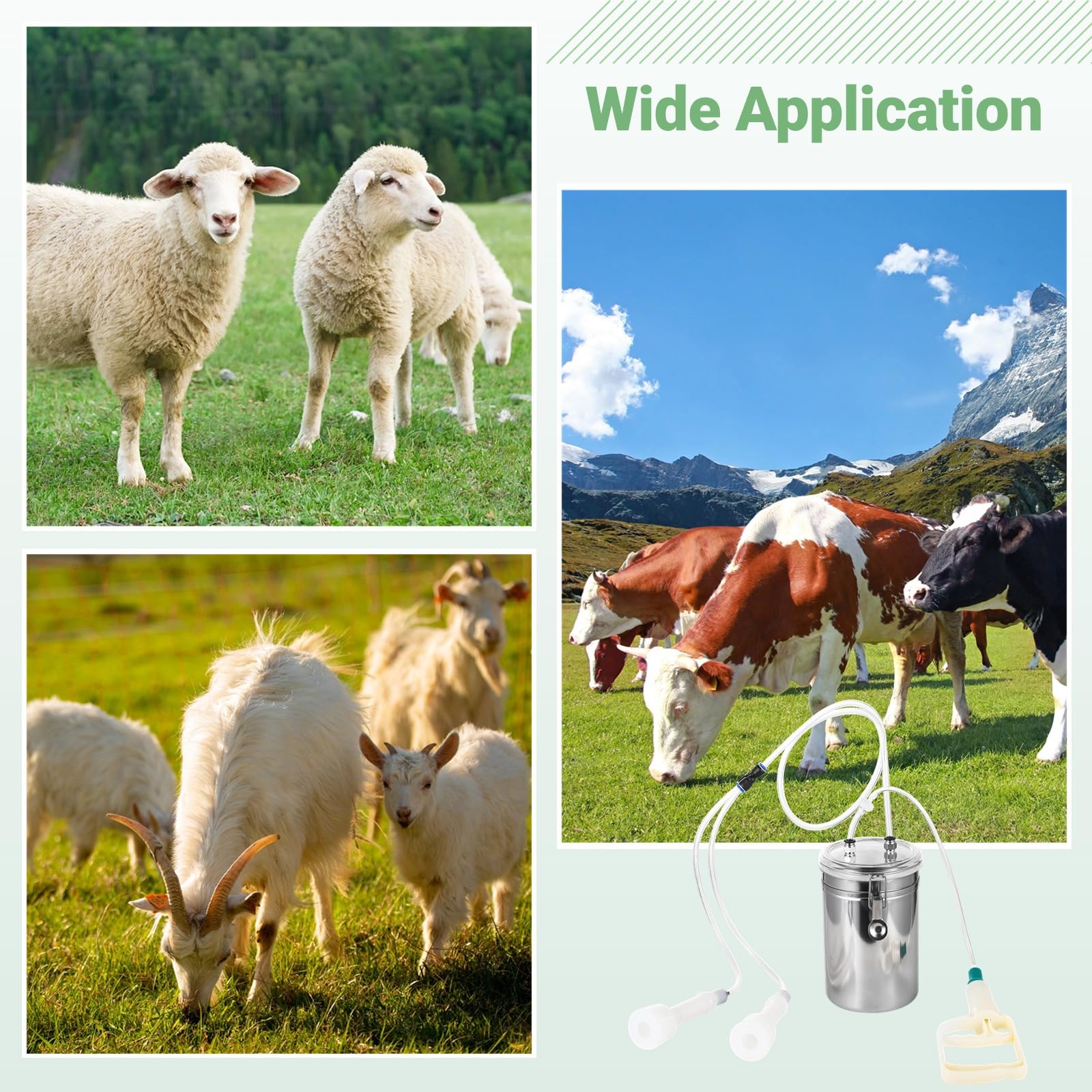 DIMEGON portable milking kit ideal for mobile farms