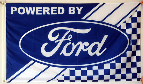 Dimike Ford SVT performance flag banner for garage or man cave decor with bold graphics.