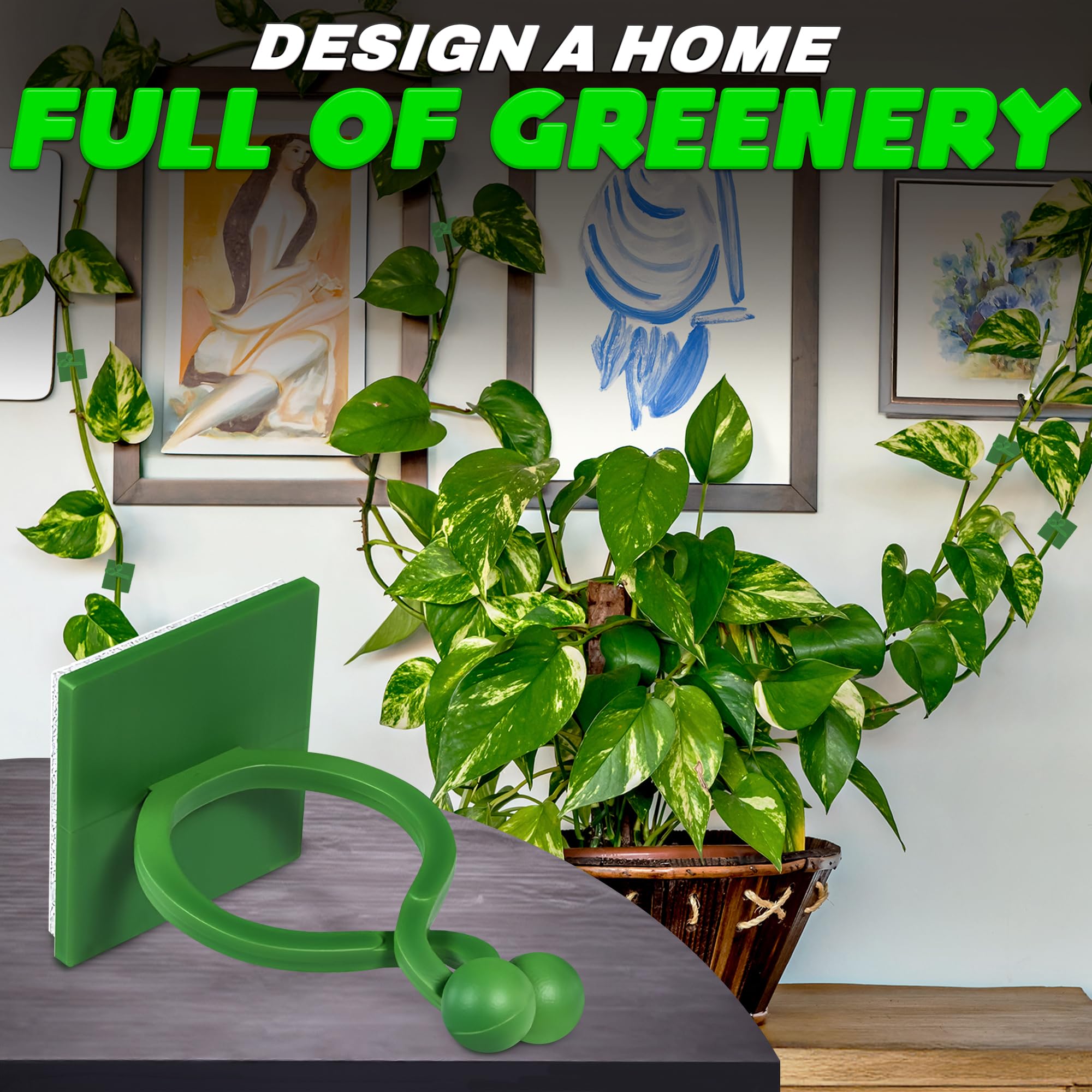 DIMROM garland hooks and wall clips for tidy decor