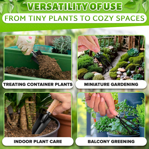 DIMROM indoor gardening tools set shown for compact spaces