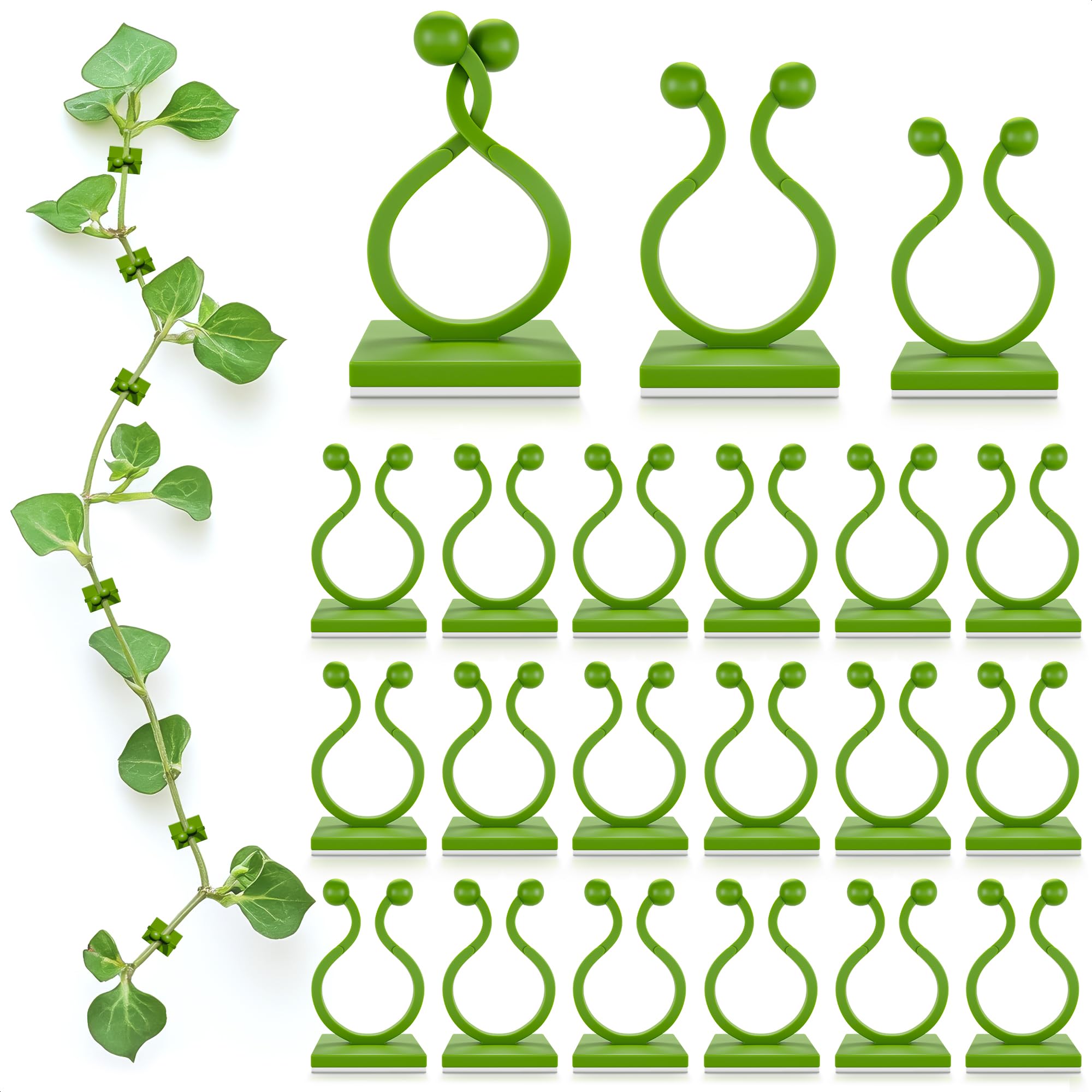 DIMROM 110-pack plant wall clips for versatile indoor vine support