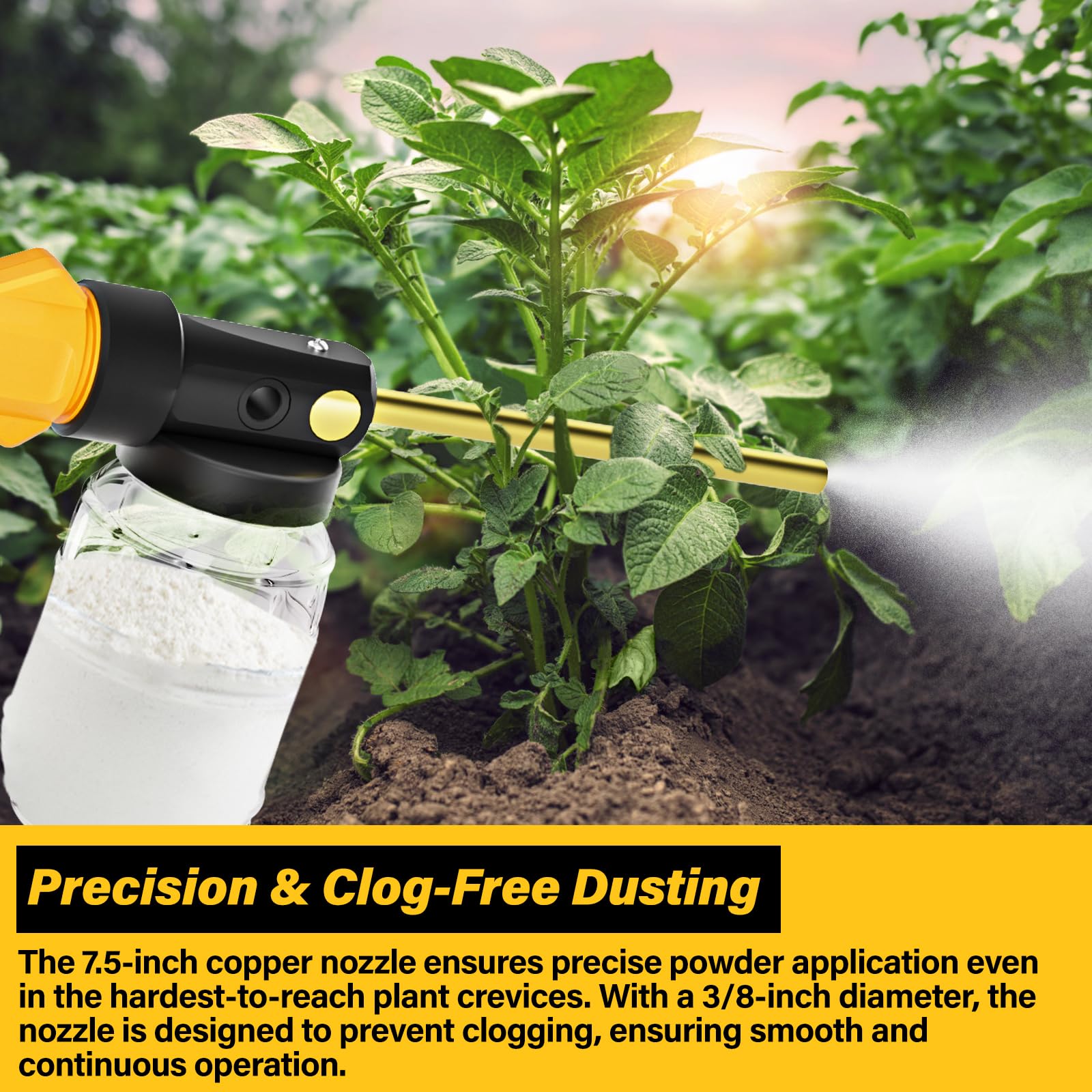 Dinftin 1-liter container reduces refill interruptions