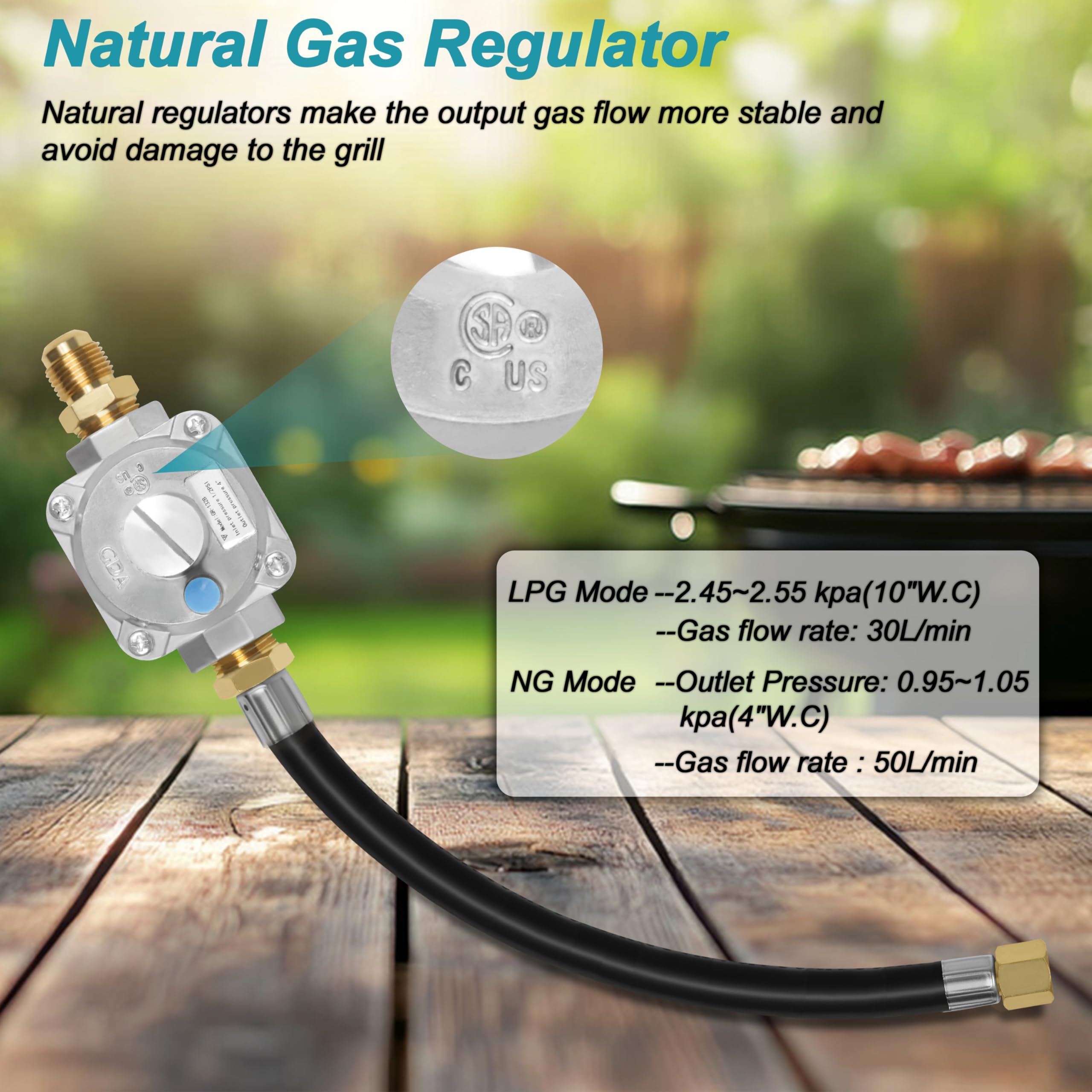 Dingbaayee brass orifice kit for precise gas flow control