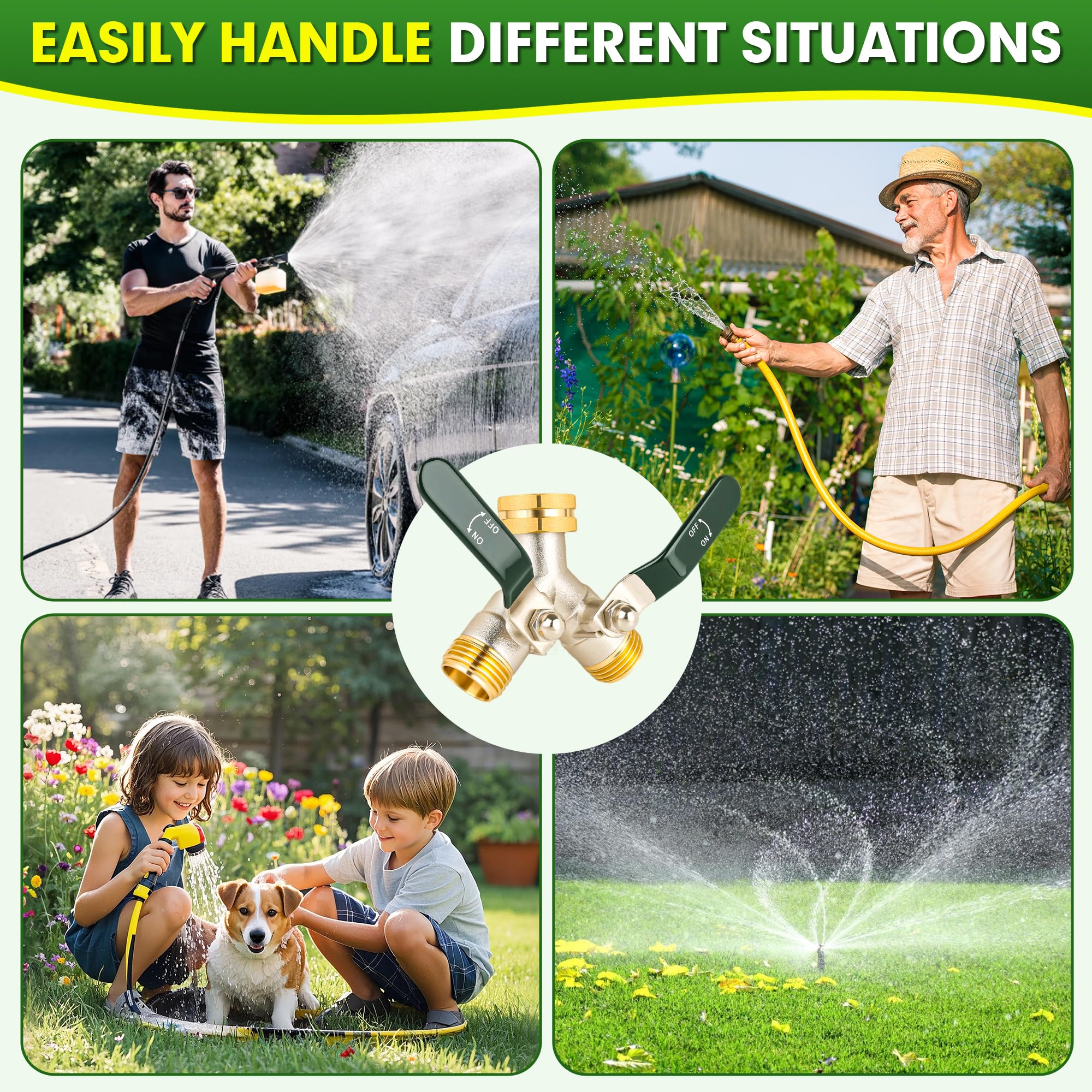 DINGBAI enlarged inlet for better compatibility with many faucets.