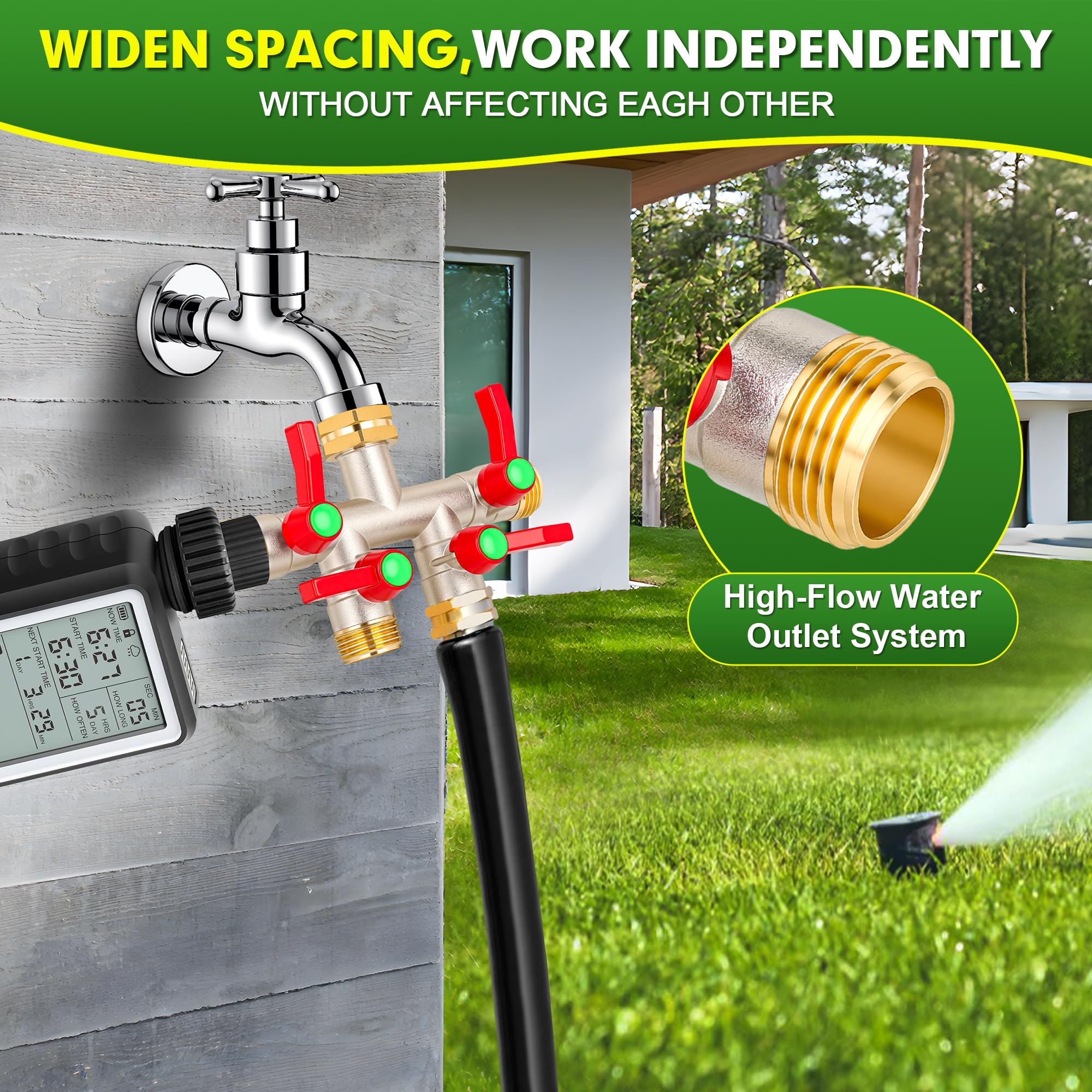 DINGBAI full-port ball valve minimizes resistance across outlets