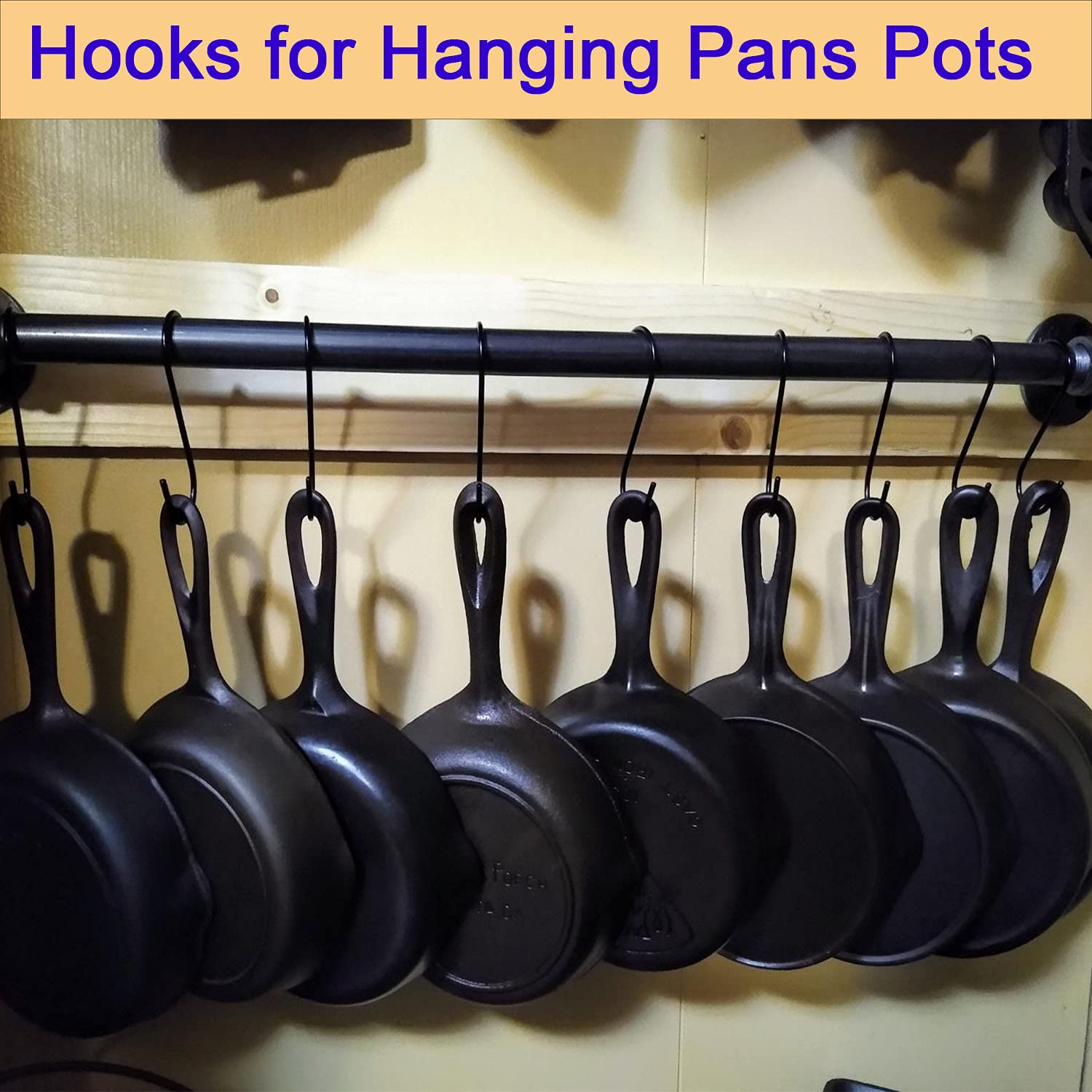 DINGEE S hook helps maximize closet space and keep items accessible.