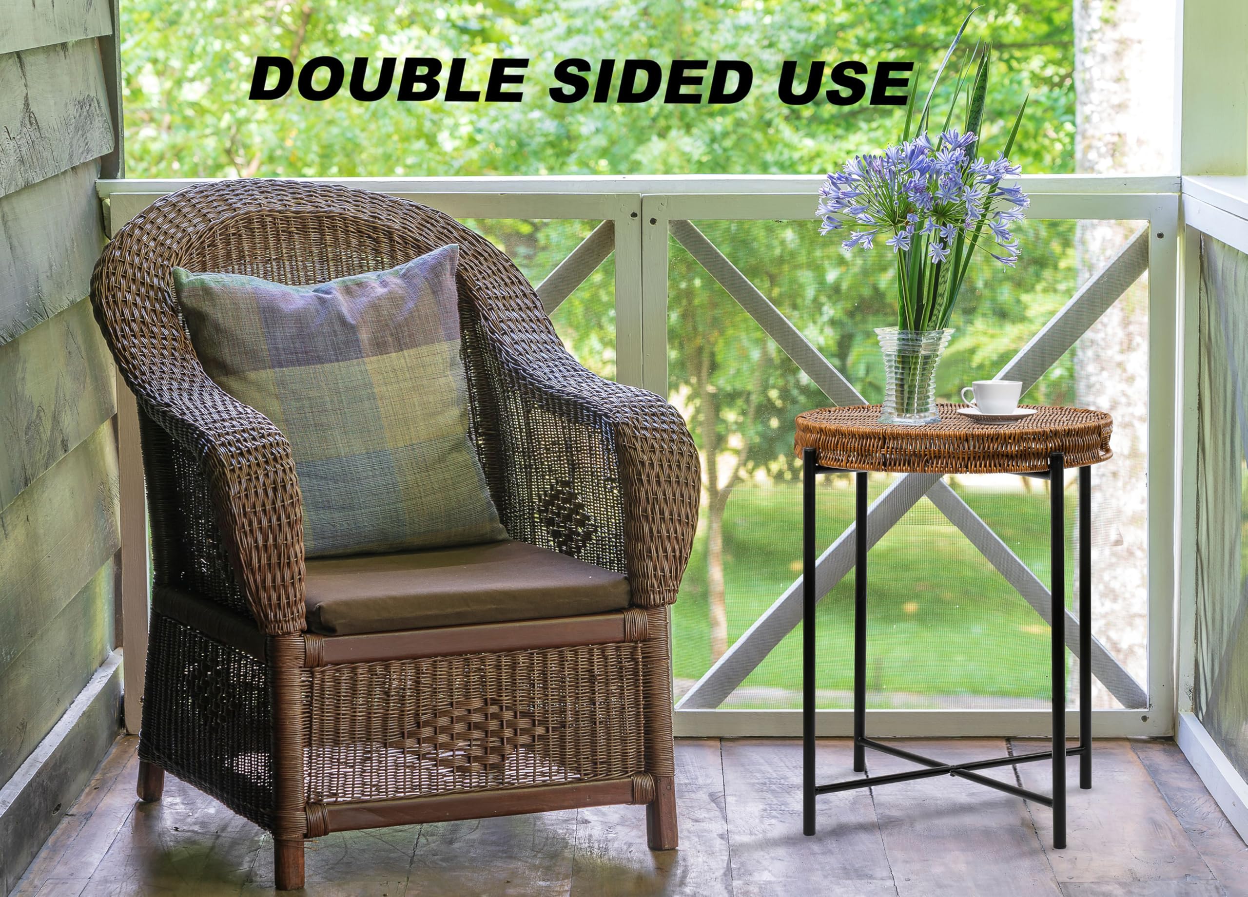 DINGTAI multipurpose end table for nightstand or coffee table.