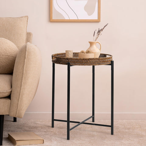 DINGTAI removable tray round table for easy serving and rearrangement.