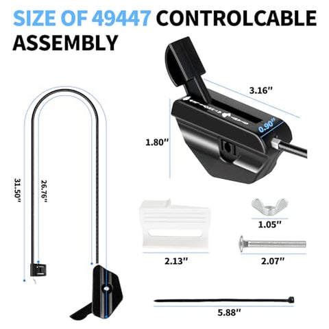 Dinlon 49447 cable installed on a spreader for smooth, reliable operation