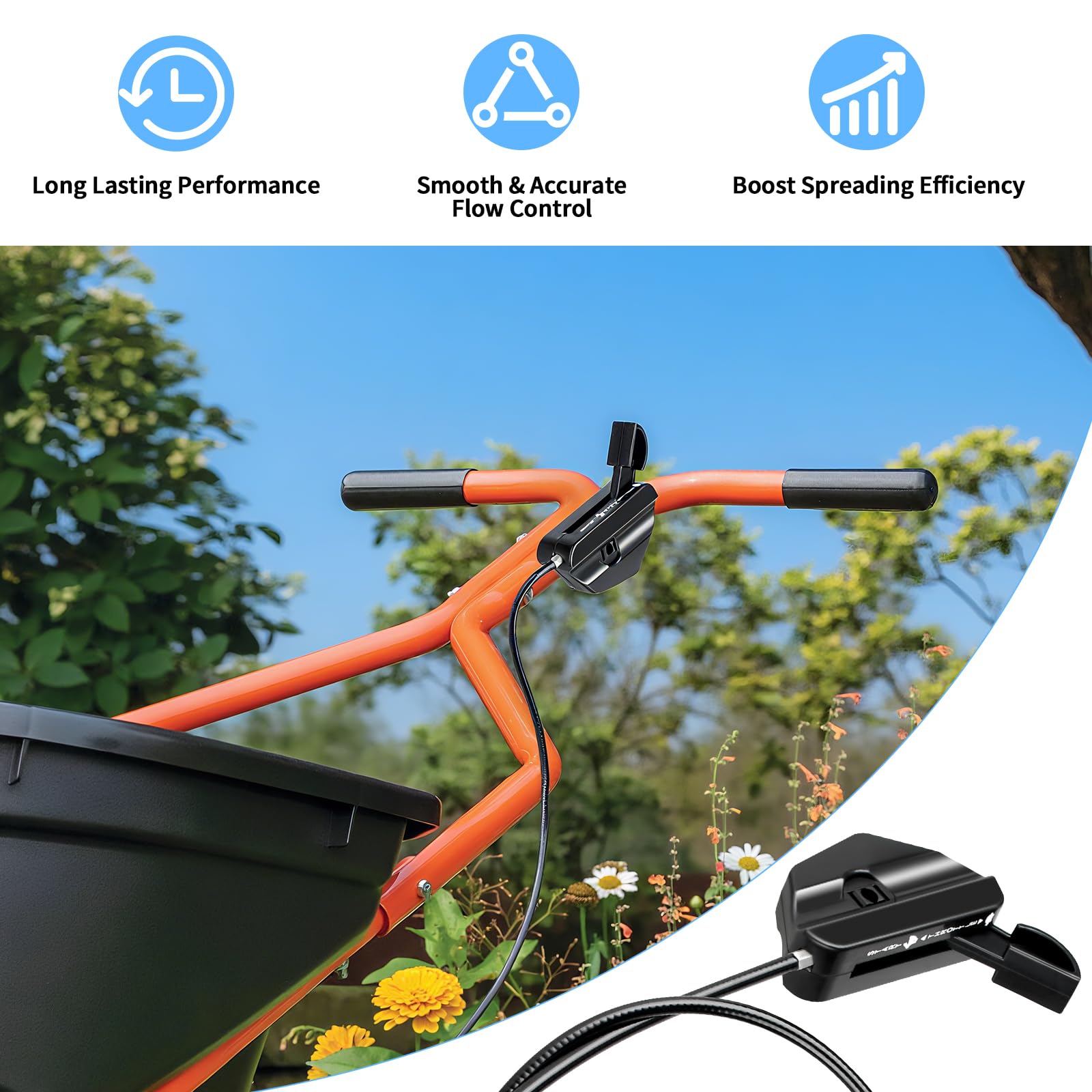 Dinlon 49447 compatible with Agri-Fab, MTD, and Craftsman spreaders