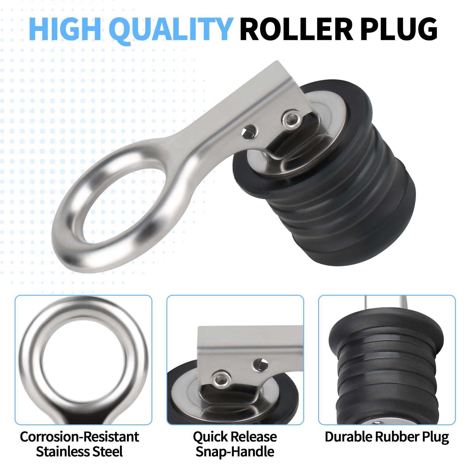 Dinlon easy installation allows quick maintenance without tools.
