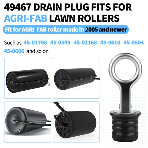 Dinlon drain plug provides a tight seal to prevent leaks and debris.