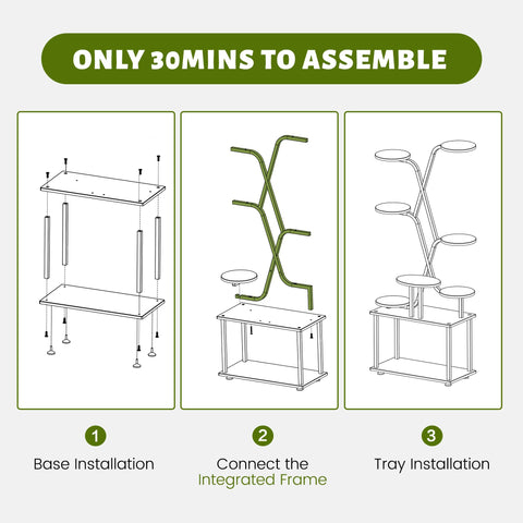 DIOOSN 60-inch tall footprint fits corners, balconies, and small rooms.