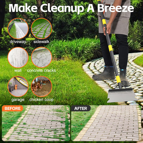 DIOVPLX adjustable ergonomic handle fits your height for comfortable use