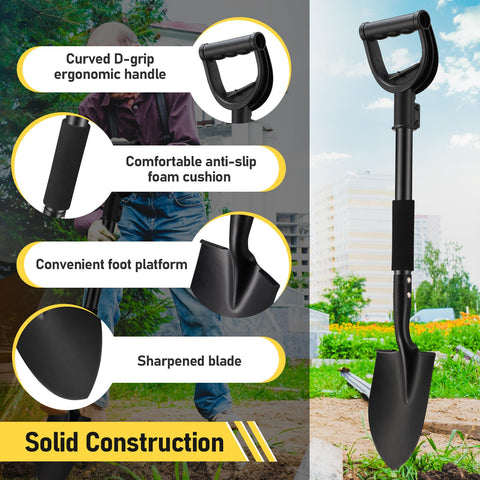 DIOVPLX multi-purpose shovel for adults and kids at garden or beach