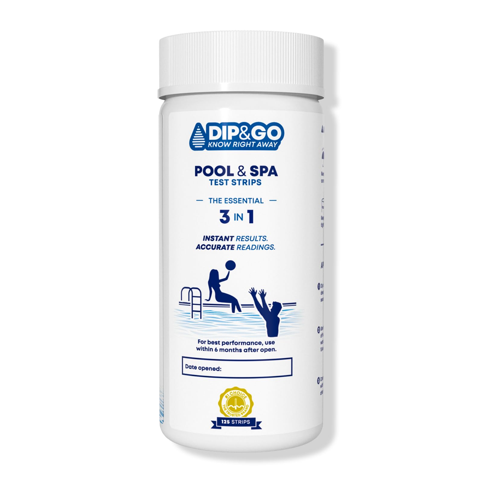 DIP & GO Daily-use test strips support consistent pool water management