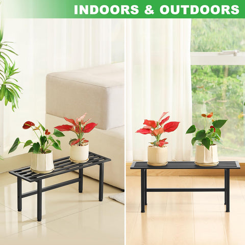 Dipion plant stand with adjustable feet for stable placement.
