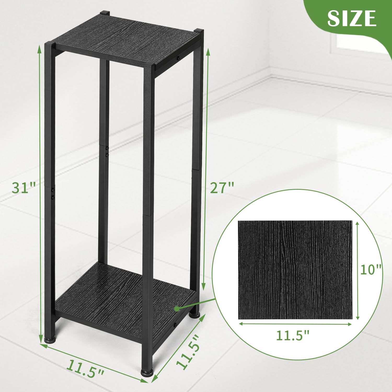 Dipion tall plant stand ships with tools for quick assembly