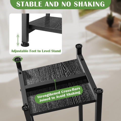 Dipion stand sturdy metal frame ensures stability in busy living spaces