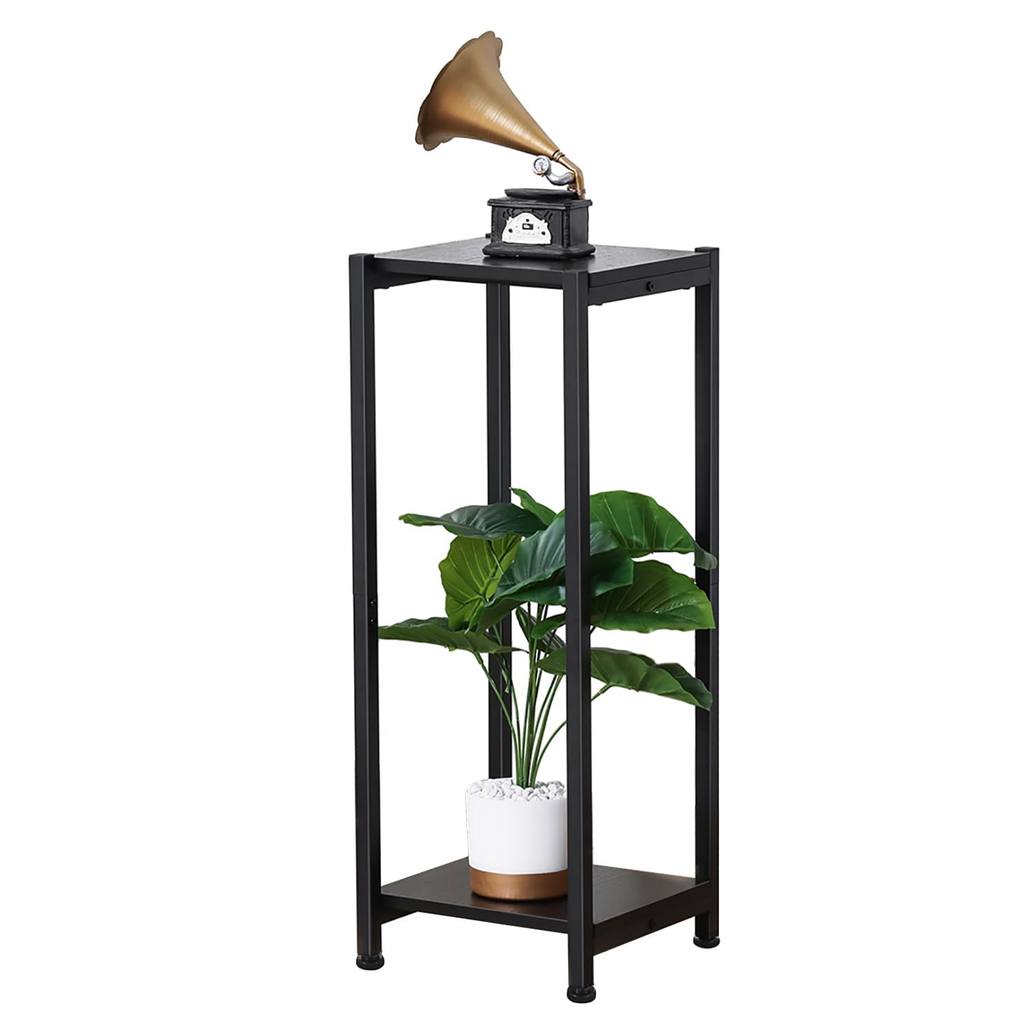 Dipion tall plant stand 31 inch two-tier, ideal for tall plants