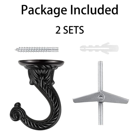 Diplambr hardware pack includes bolts and toggles for solid or hollow walls.