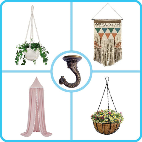 Diplambr Swag Hook packaging shows included screws and toggles for quick setup