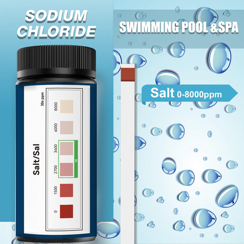 DIPSTIK saltwater test strip for hot tub use supports on-site spa maintenance.