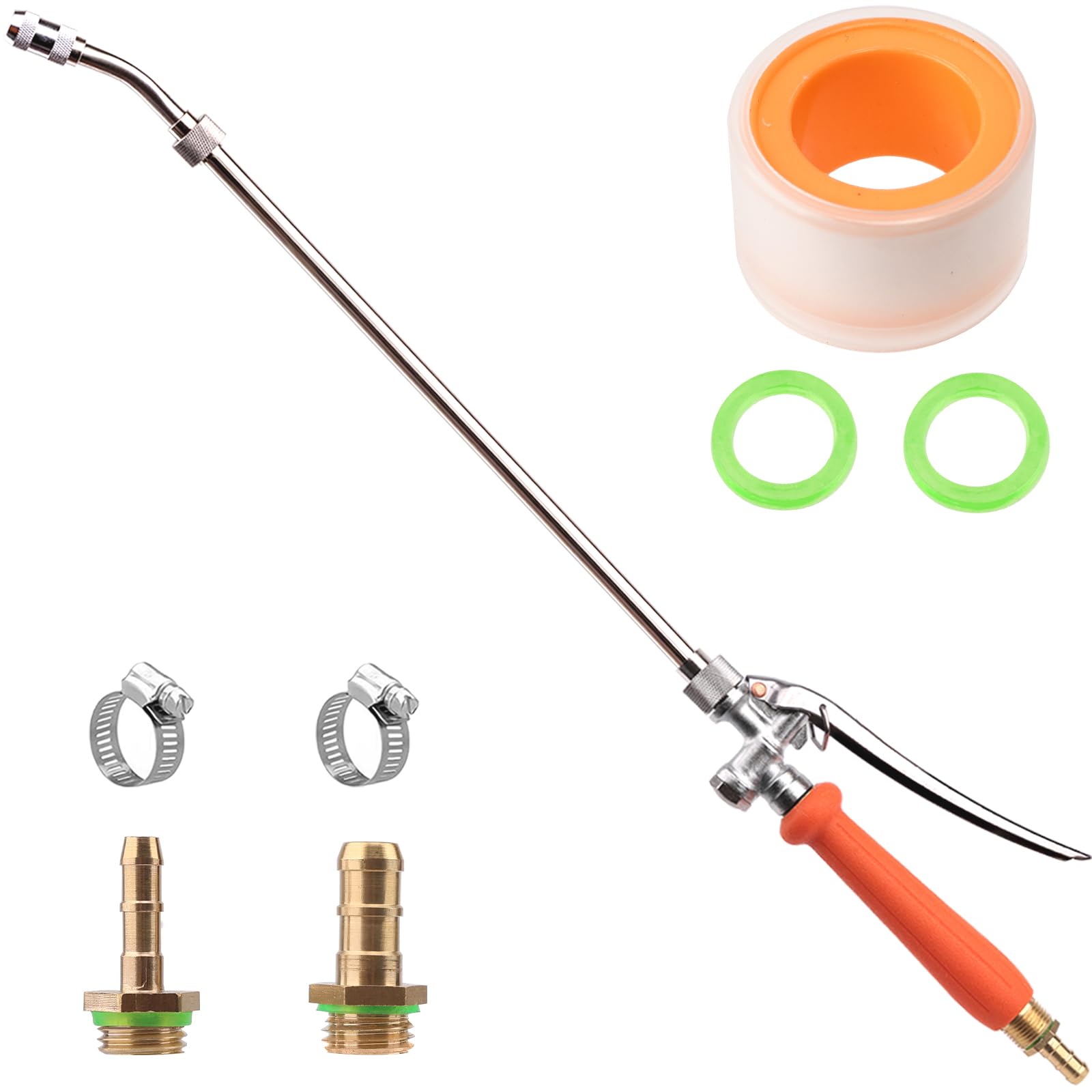 Diraeen all-metal sprayer wand 29-inch assembly for durable garden reach and precise spraying.