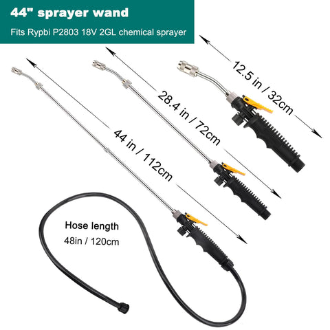 Diraeen locking switch handle reduces hand fatigue during extended spraying sessions.