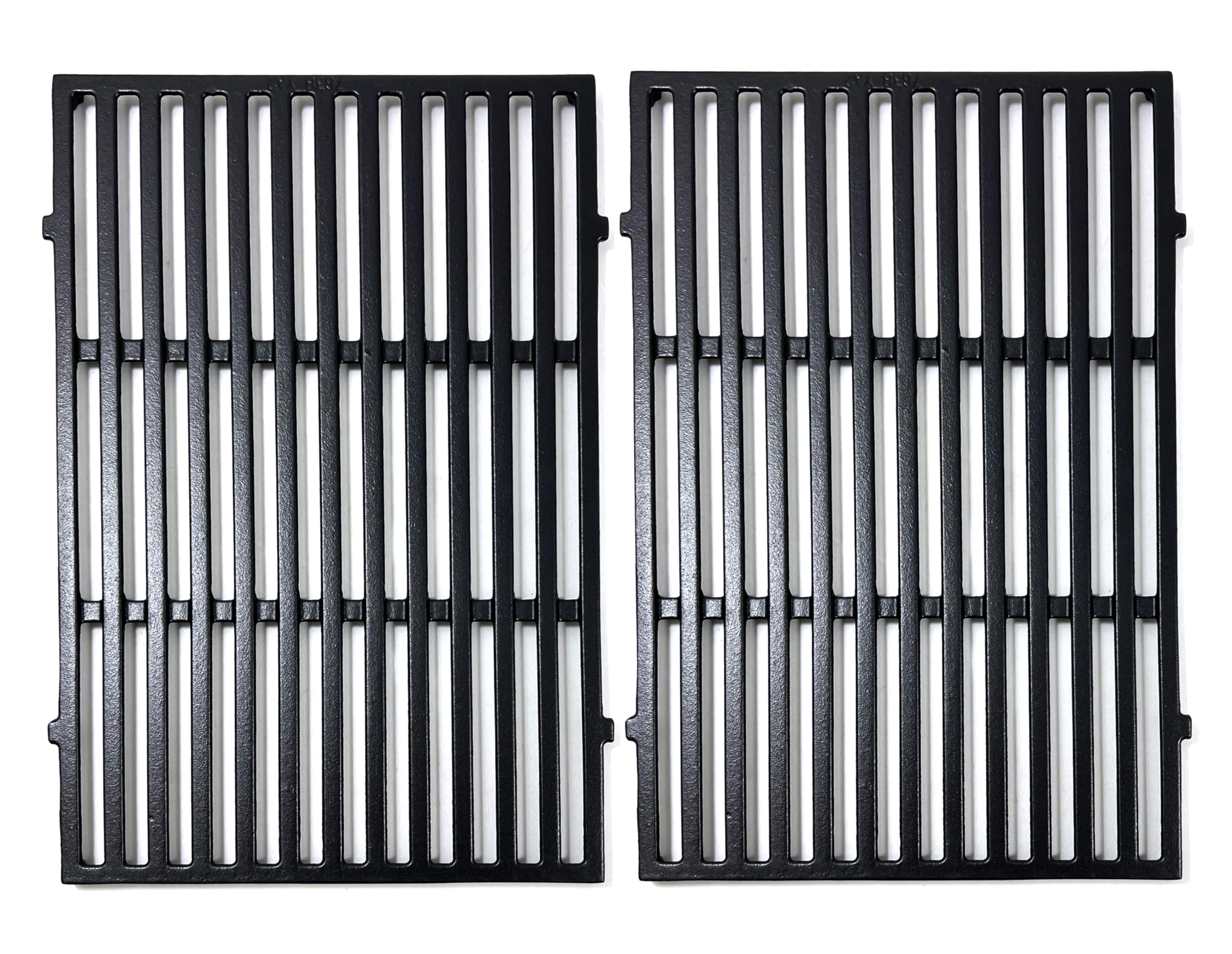 Close up of durable heat retaining cast iron grill grates from Direct Store.