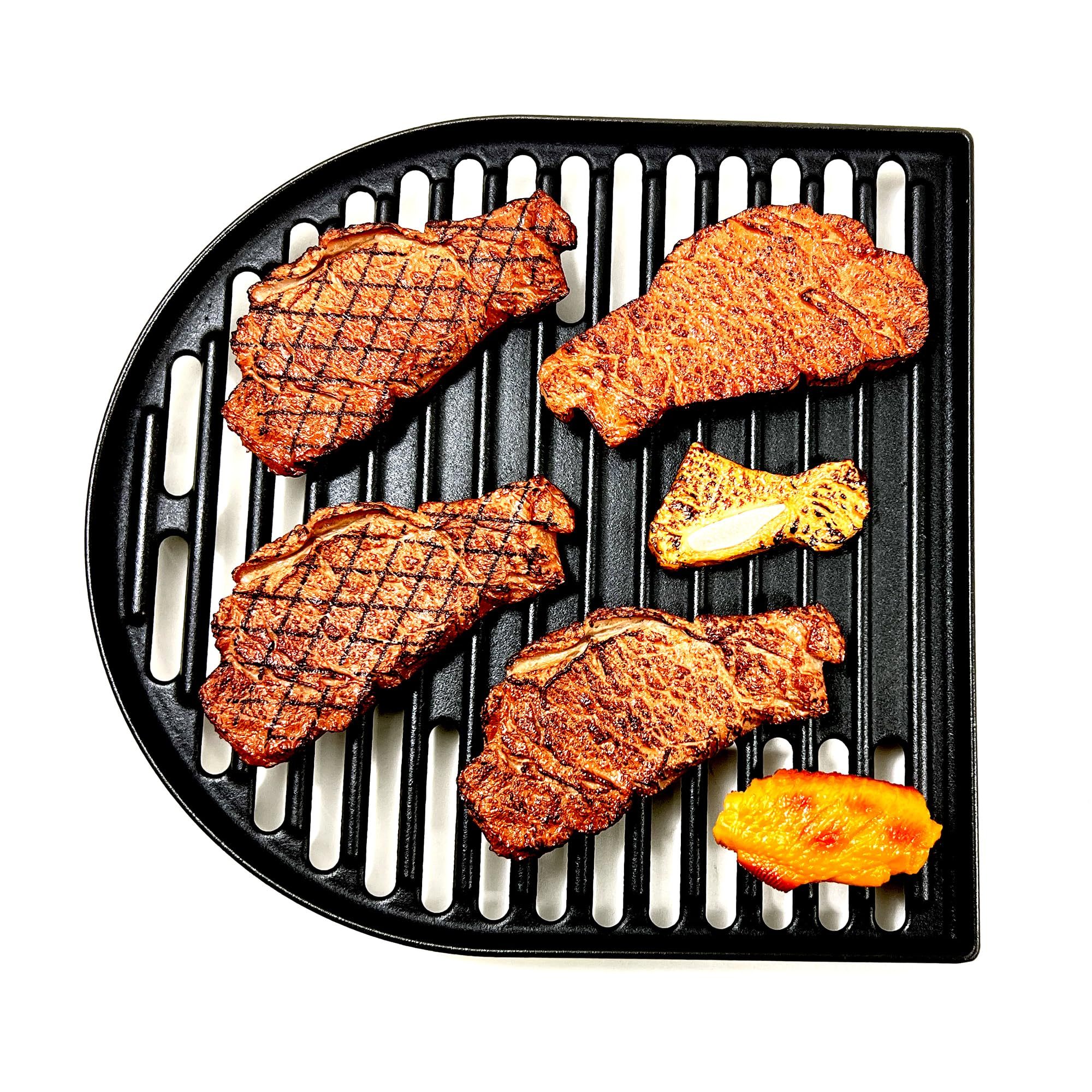 DC126 durable cast iron retains heat for longer cooking sessions.