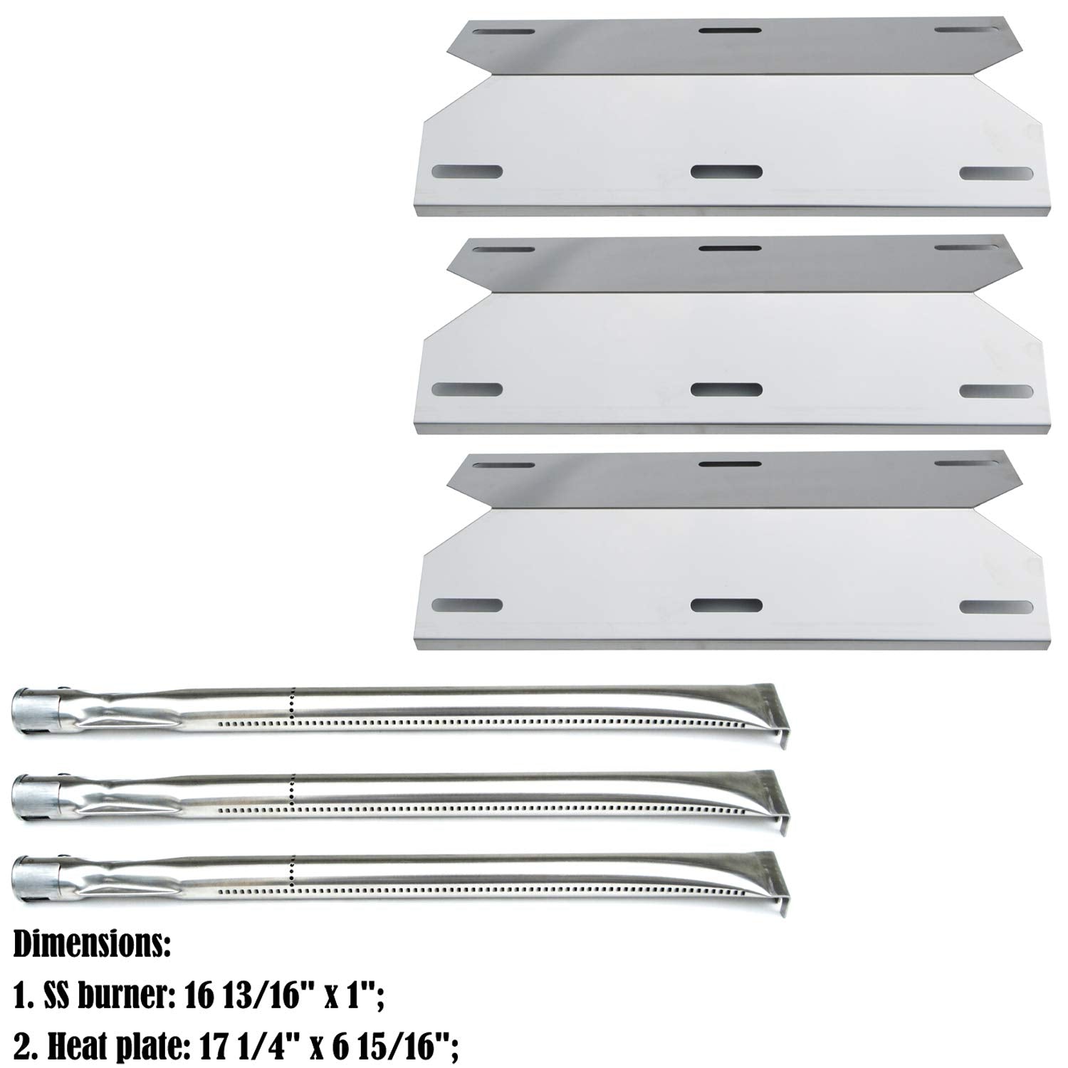 Direct Store DG105 burner detail shows corrosion-resistant stainless steel for long-lasting performance