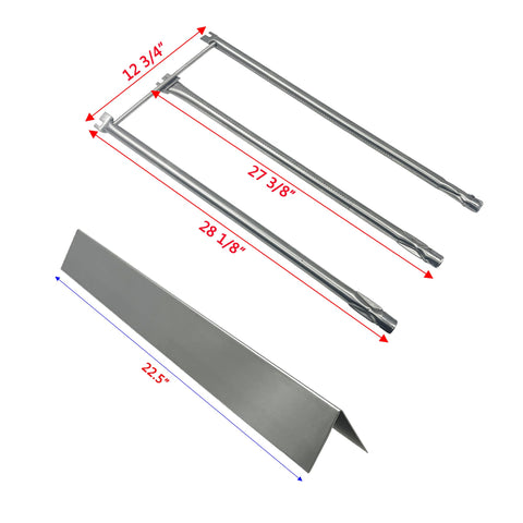 DG230 stainless heat plates provide durable heat distribution for Weber grills.