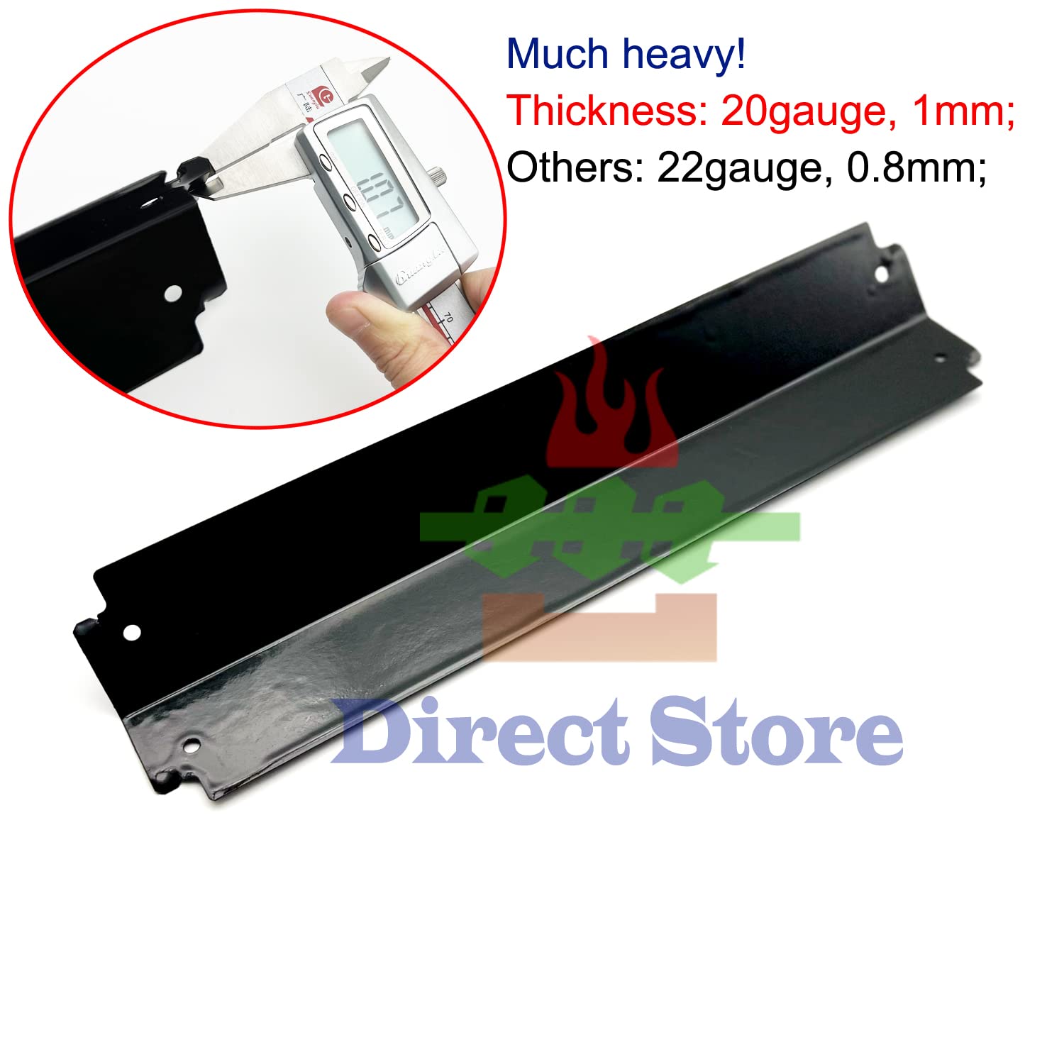 Direct Store DP125 4-pack heat plates simplify grill maintenance.