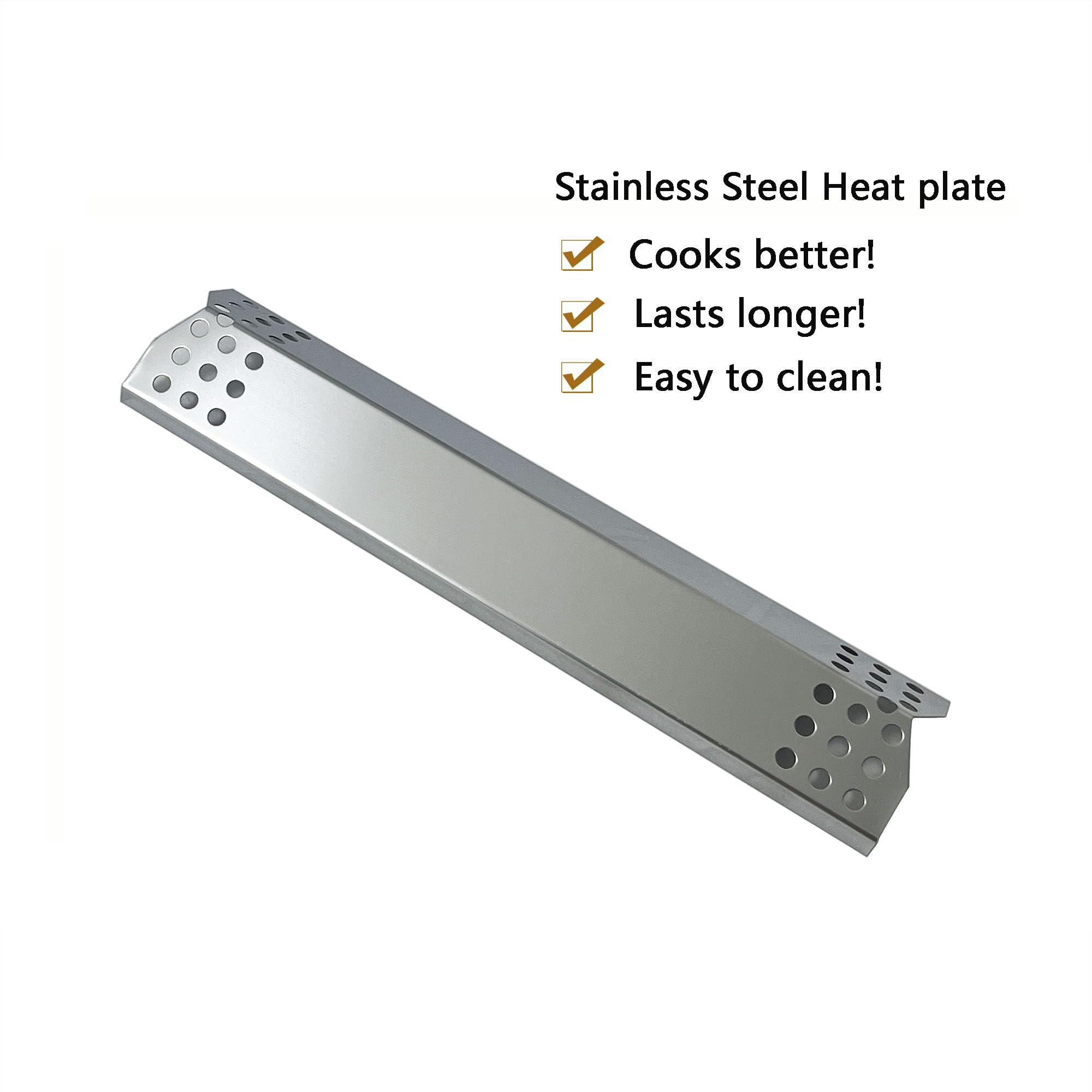 Direct Store DP130 replacement heat plates install easily for restored grill performance.