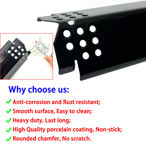 Direct Store DP148 porcelain steel plates are easy to clean after grilling.
