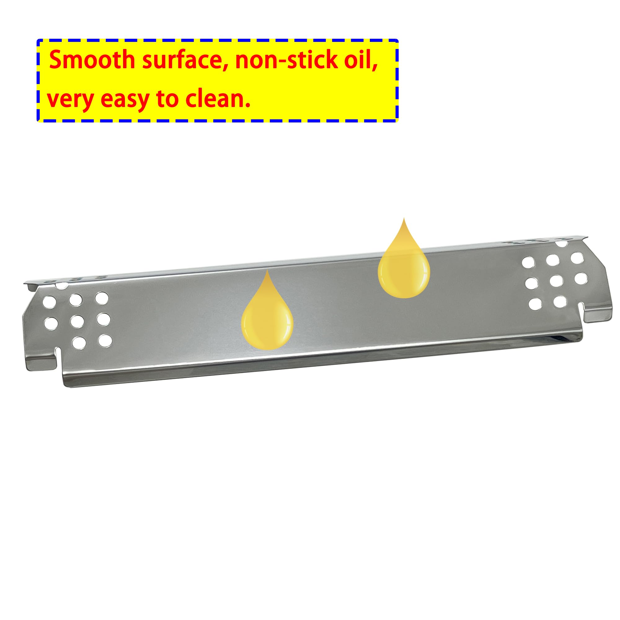 Easy installation to restore grill performance and even cooking